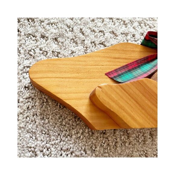 Hand Carved Duck Wall Plaque Wooden Folk Art Country Decor Mom Dad Baby 80s 90s - Picture 2 of 8